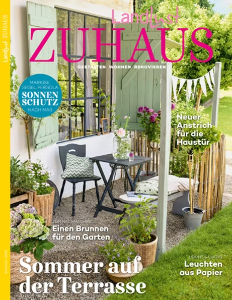 Das ist eine Titelabbildung der Zeitschrift Landlust Zuhaus